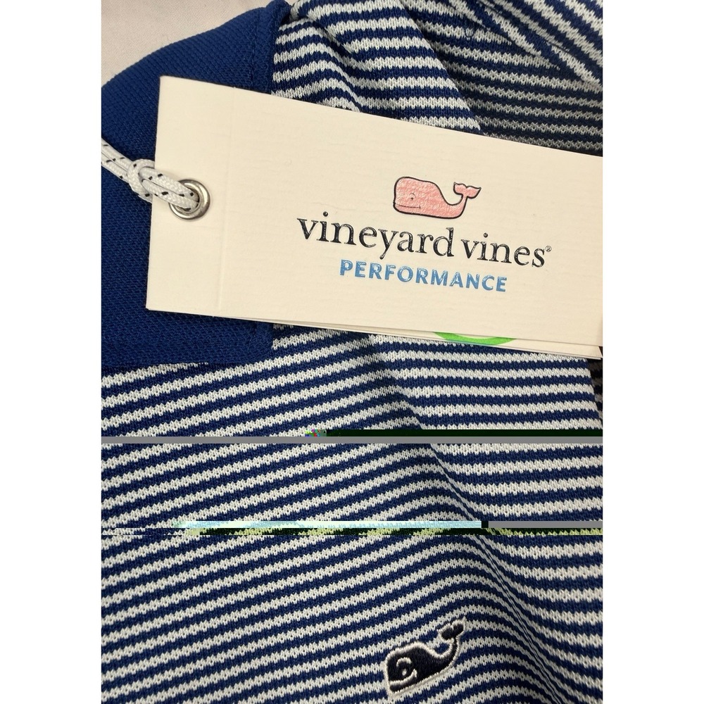 Vineyard vines Women's Performance Pique Polo ROYAL OCEAN SZ-M NWT (PTP 19.5in) - Picture 13 of 16